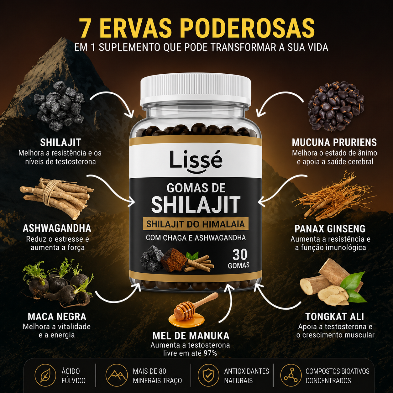Lissé | Gomas de Shilajit