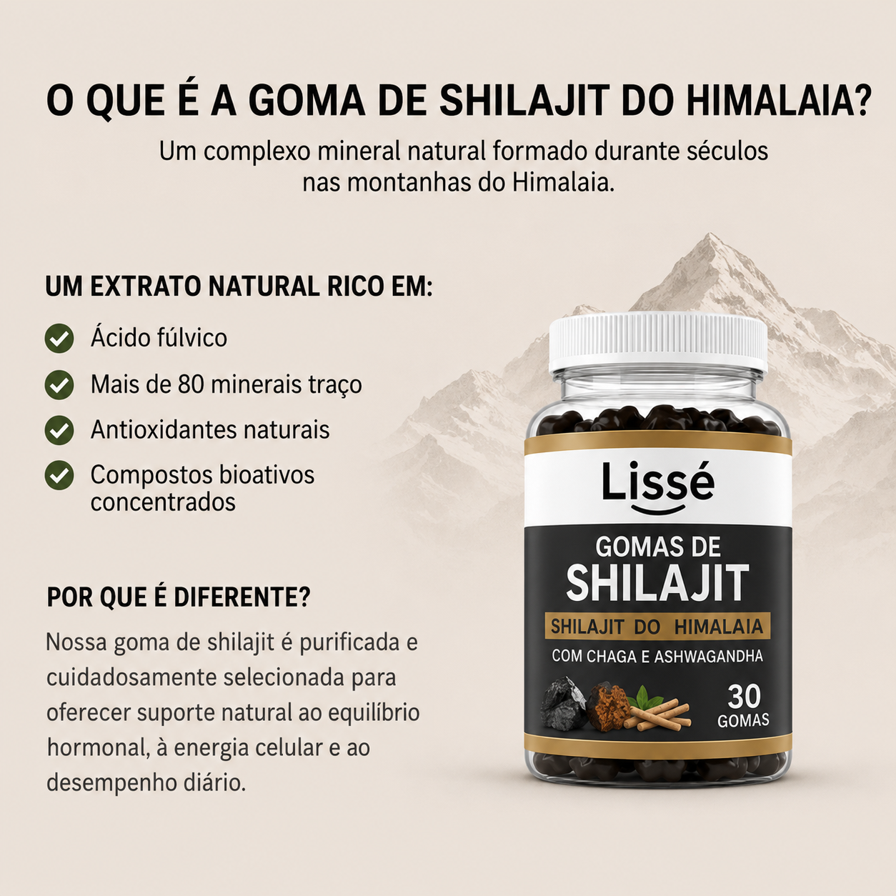 Lissé | Gomas de Shilajit