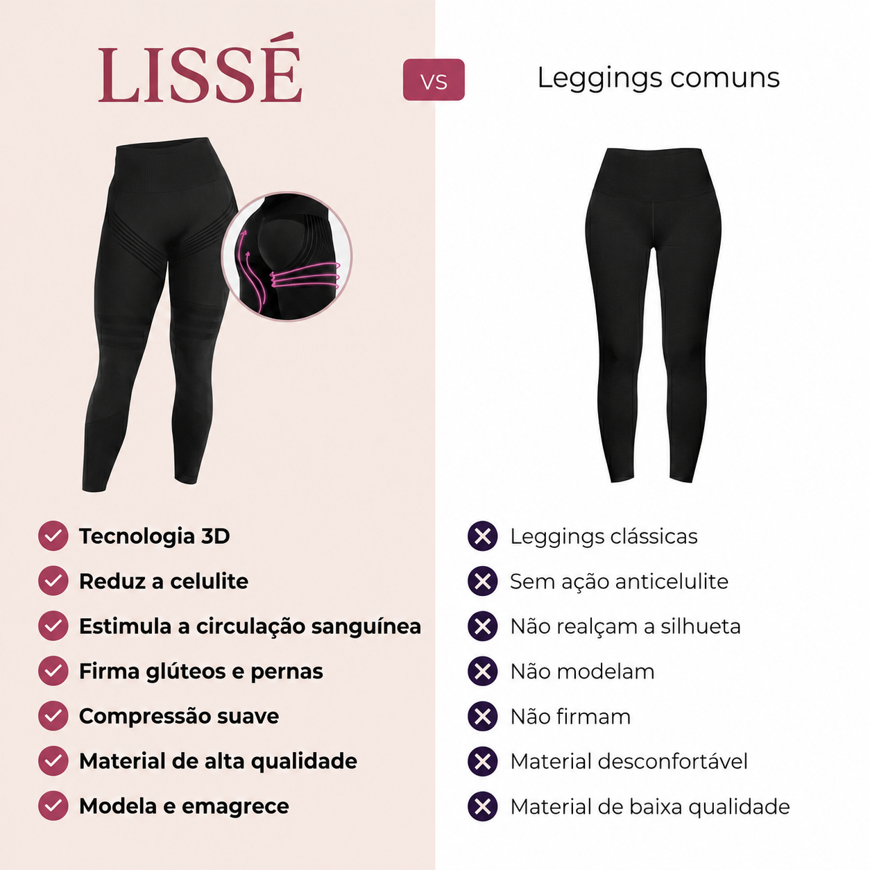 Leggings 3D Anti-Celulite